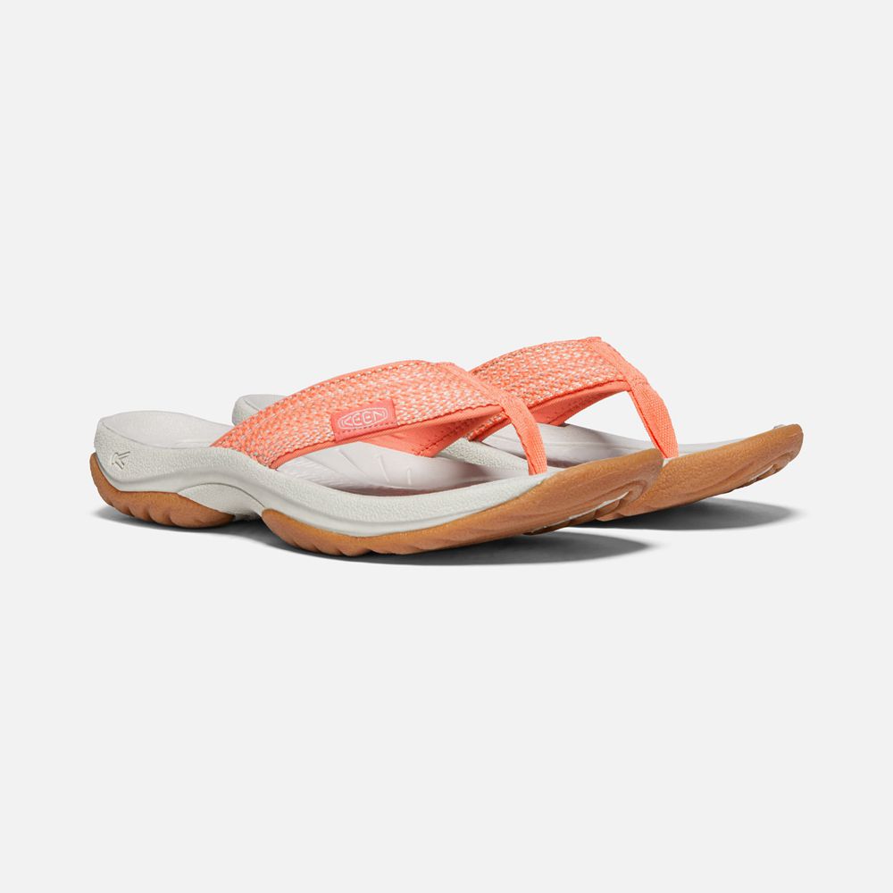 Chanclas Keen Mexico Blancos/Coral - Mujer Kona Ii - UO2391507